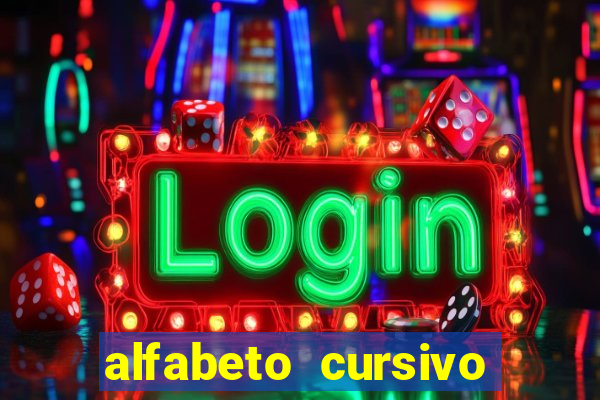 alfabeto cursivo pontilhado para imprimir pdf